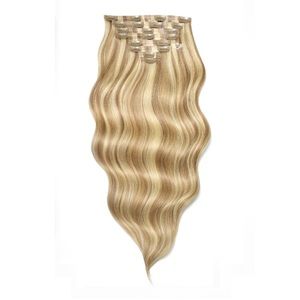 Foxy locks LATTE BLONDE SUPERIOR 22" SILK SEAMLESS CLIP IN HAIR EXTENSIONS 230G